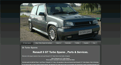 Desktop Screenshot of gt-turbo-spares.co.uk